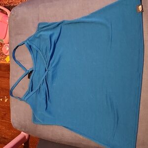 The Northface crisscross back built in bra tank top.